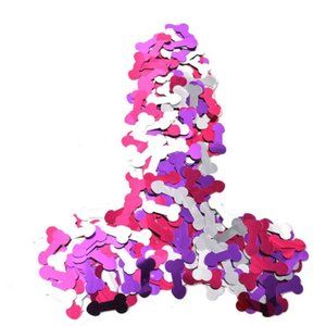 Little Penis Disposable Bachelorette Party Glitter